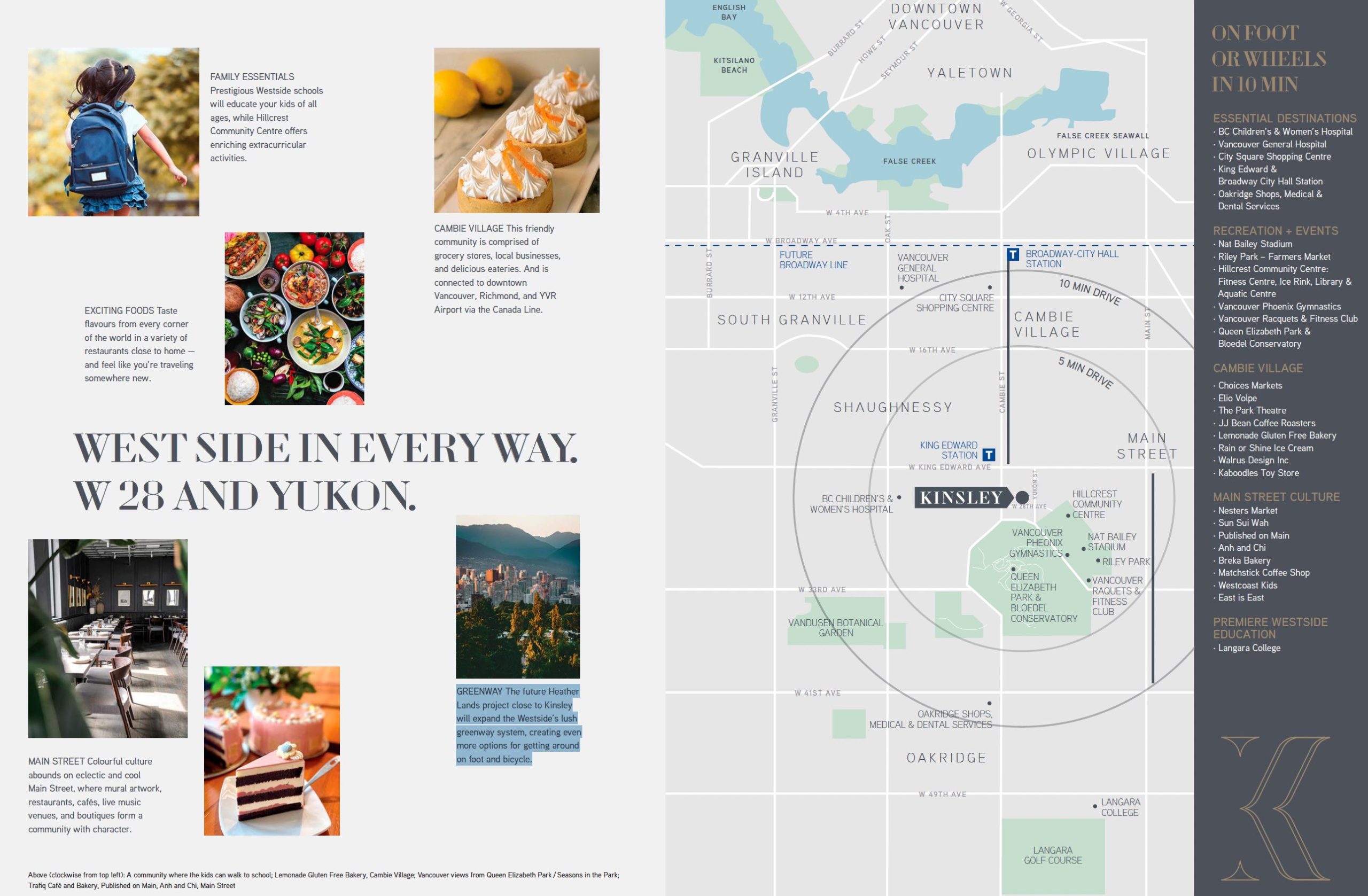 Prestigious Westside schools and Hillcrest Community Centre near Kinsley in Vancouver